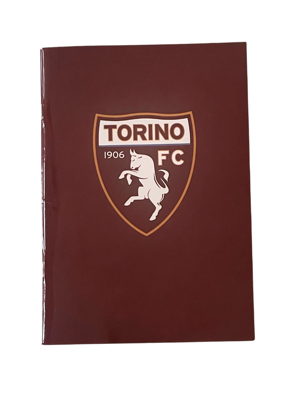 Quaderno a quadretti formato A5 - PRODOTTO UFFICIALE TORINO FC