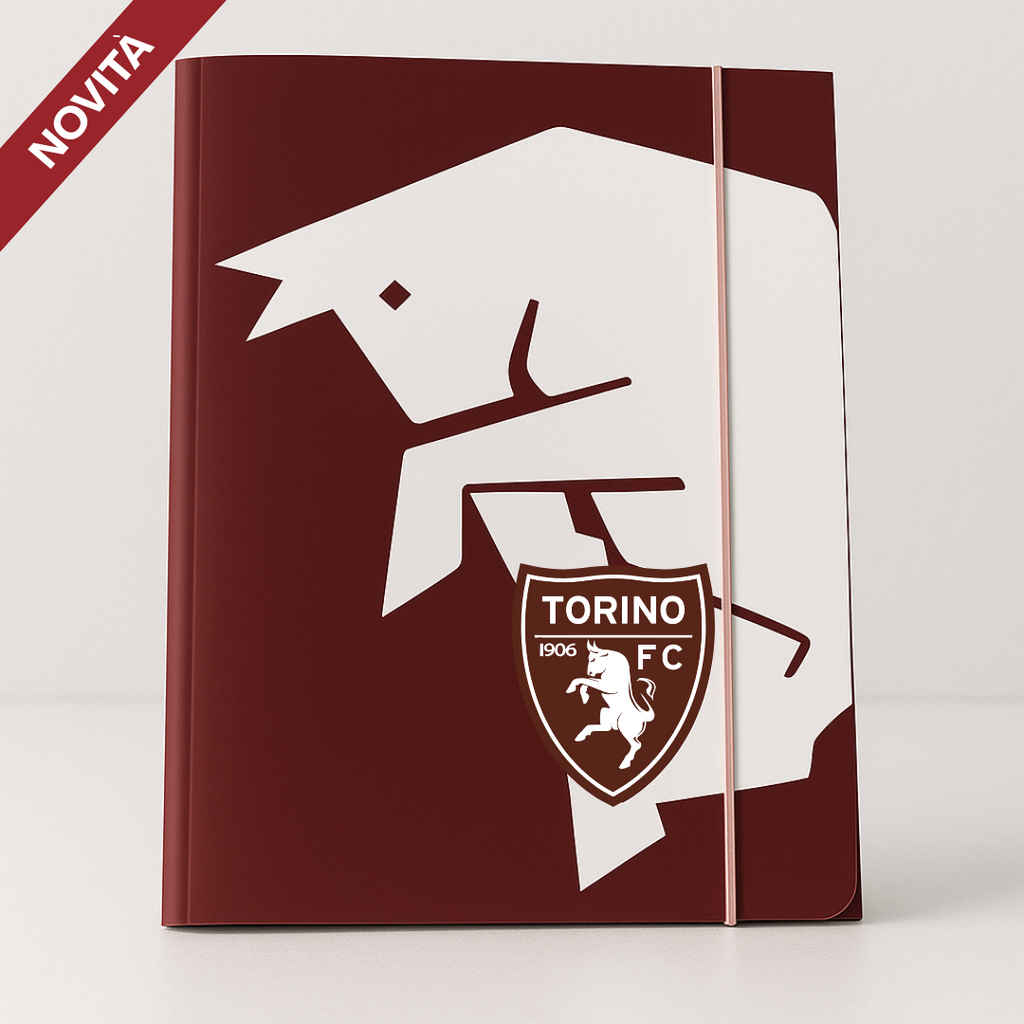 CARTELLINA con elastico 2025- Prodotto Ufficiale TORINO FC