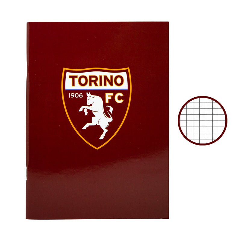 Quaderno a quadretti formato A4 - PRODOTTO UFFICIALE TORINO FC