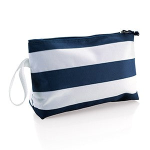 BEAUTY CASE AMALFI BLU NAVY- BIANCO