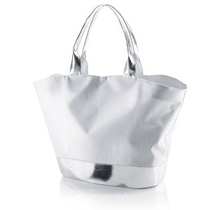 BORSA MARE BIARRITZ BIANCO - SILVER