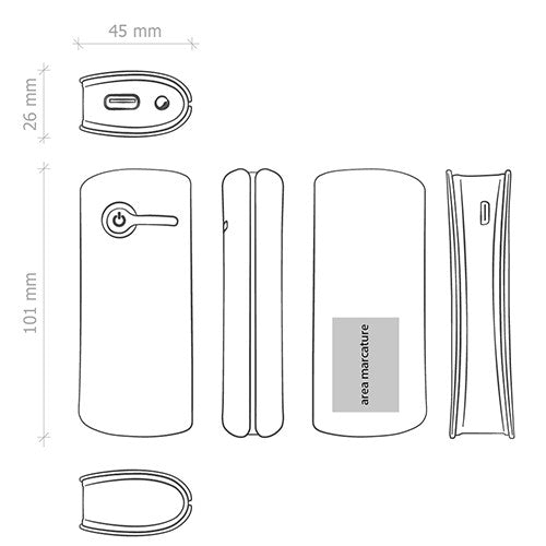 POWER-BANK BIZZ BIANCO