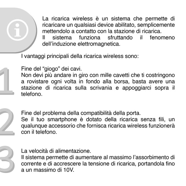 CASSA BLUETOOTH / CARICABATTERIE WIRELESS STREAM BIANCO