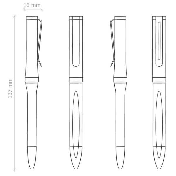 PENNA SFERA MIG GRIGIO