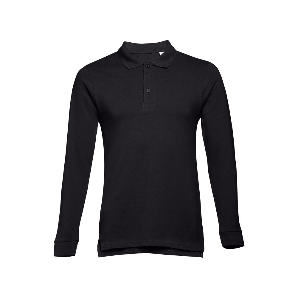 BERN. Men's long sleeve polo shirt